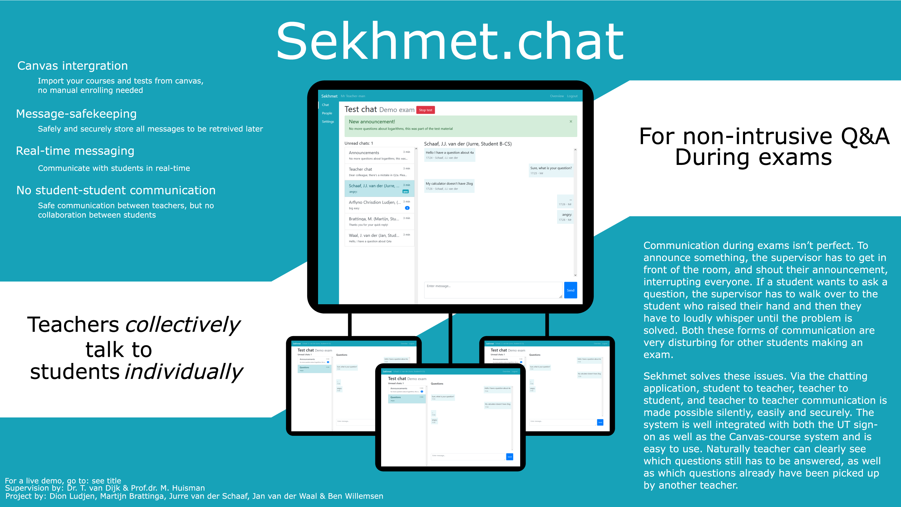 Poster, Sekhmet.chat